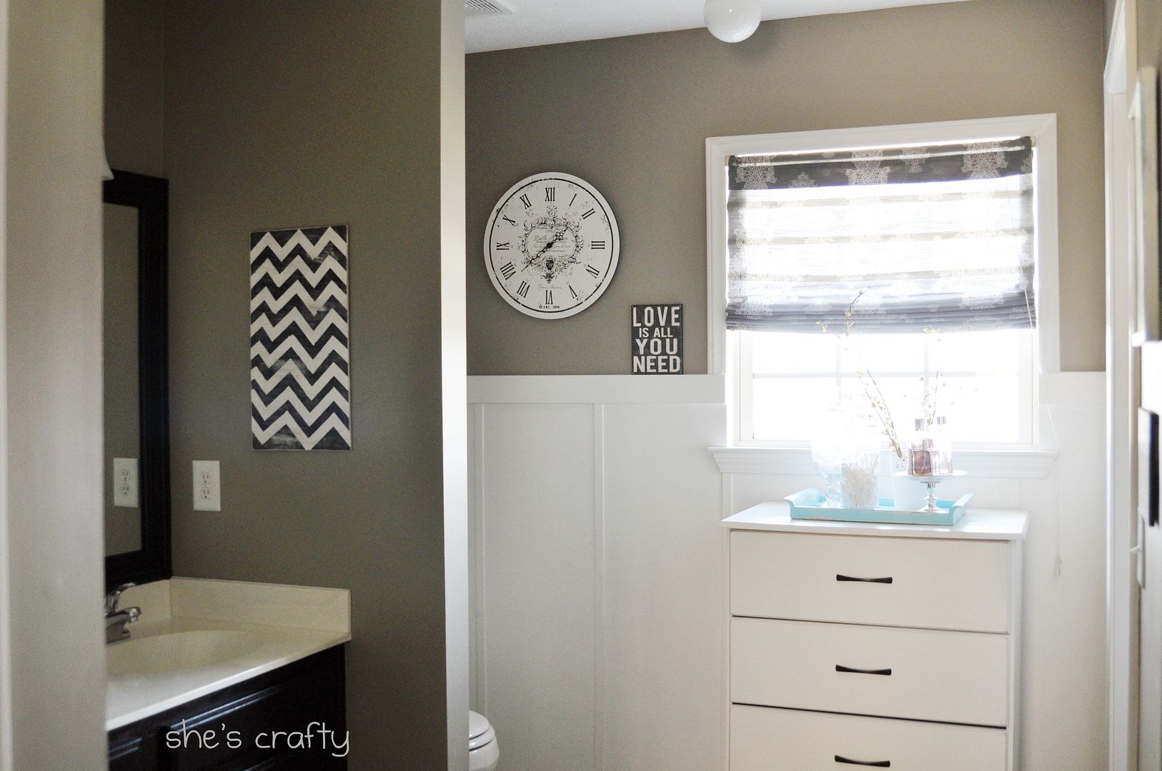 She's Crafty Master bath redo